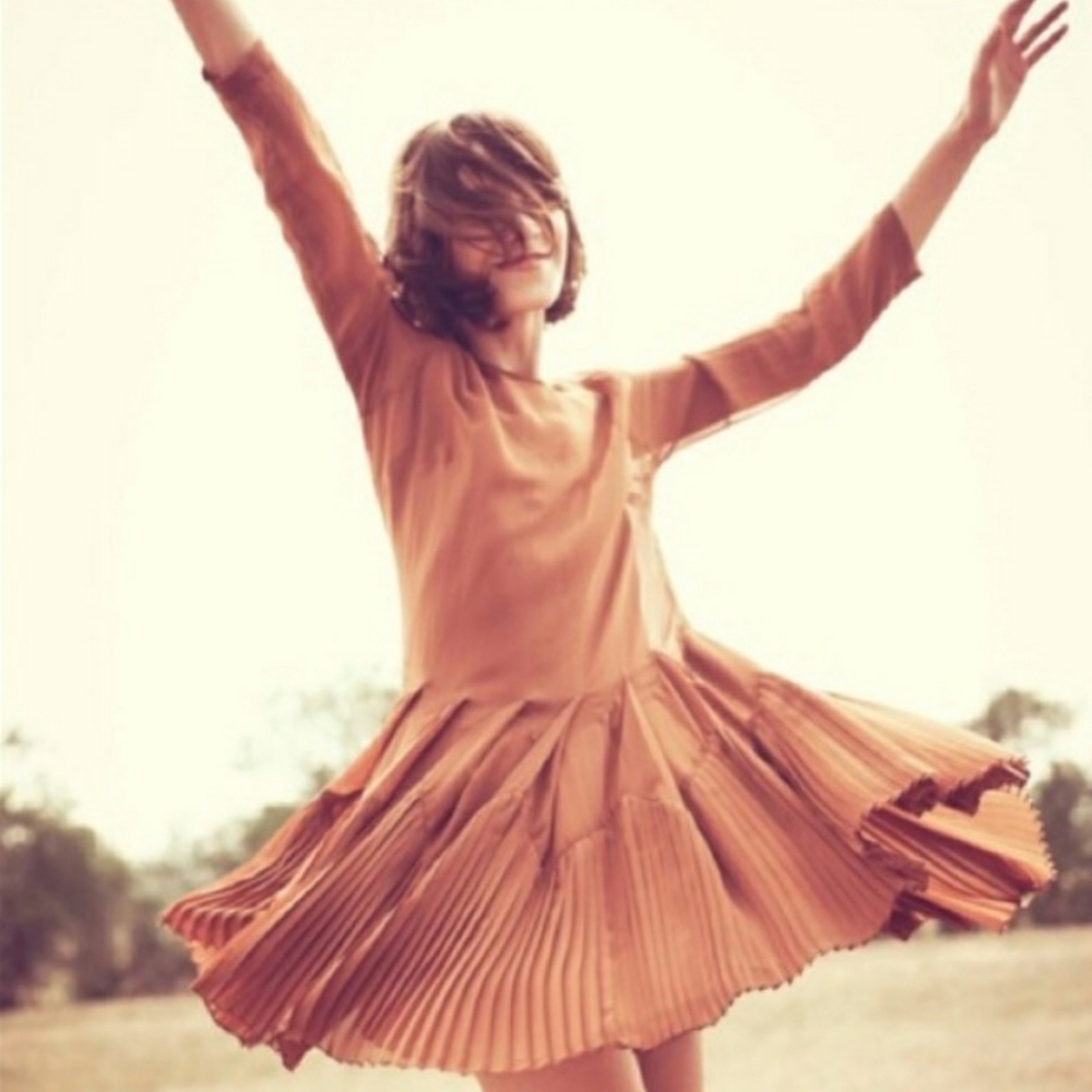 《Alexa Chung X Madewell》Carine Dress Burnt Sienna